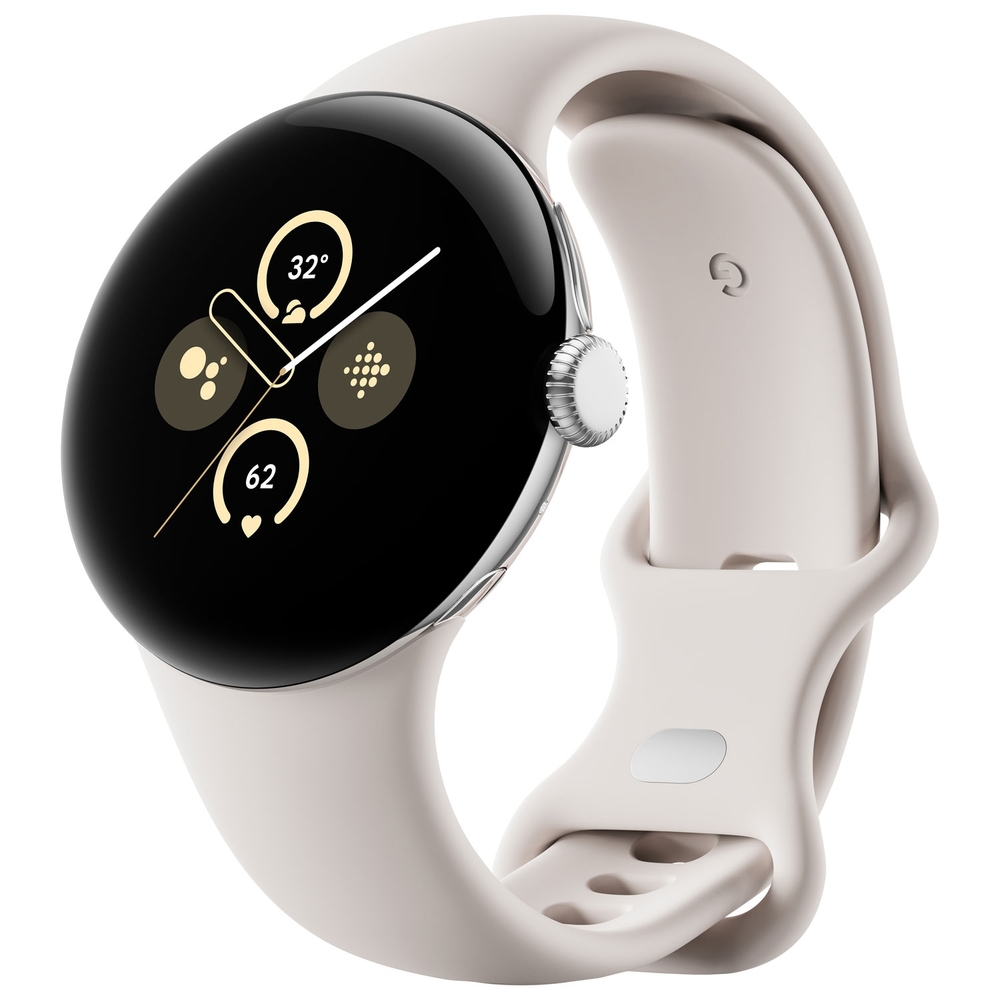 Google Pixel Watch 2 - Polished Silver & Porcelain
